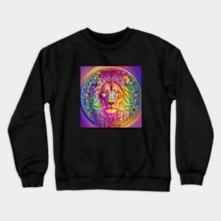 Lion Mandala Crewneck Sweatshirt
